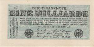 1 Milliarde Mark ro.119a AT
